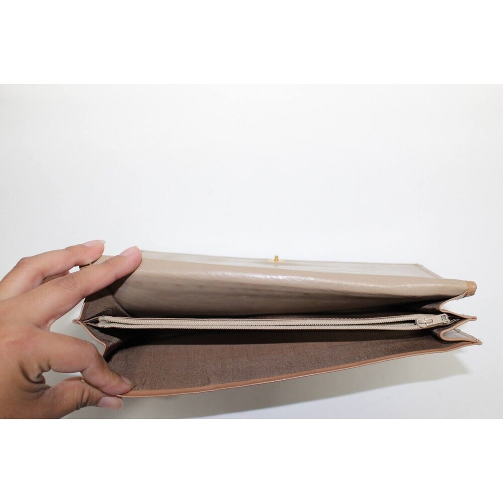 Koret Leather Billfold Envelope Wallet 3.5" by 7" Zipper - Picture 9 of 10